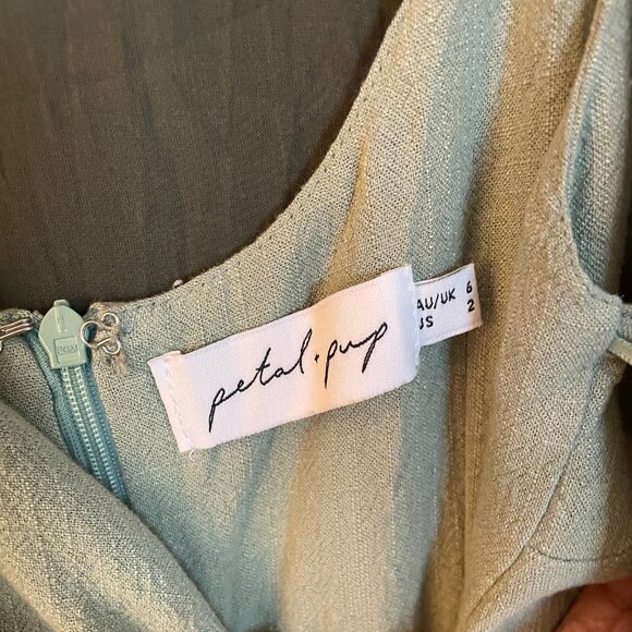 Petal & Pup Sage Cutout Dress - Picture 3 of 3